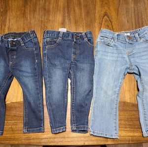 Baby Size 18M Stretch Jeans- 3 pair!
